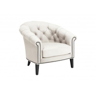 Clyde Leather Barrel Chair