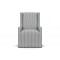 Larkin Slipcovered Host Chair, Portia Graphite