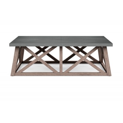 Bruckner Metal-Top Coffee Table