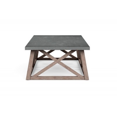 Bruckner Metal-Top Coffee Table