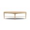 Draper Oval Travertine Coffee Table