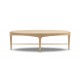 Draper Oval Travertine Coffee Table