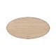 Draper Oval Travertine Coffee Table