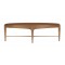 Draper Oval Wood Midcentury Coffee Table