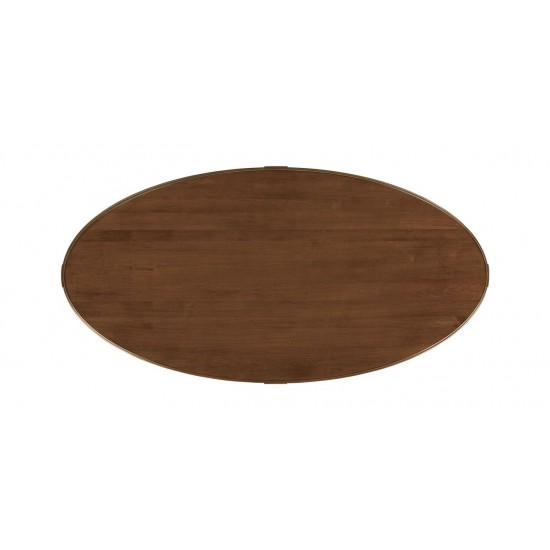 Draper Oval Wood Midcentury Coffee Table Draper Oval Wood Midcentury Coffee Table