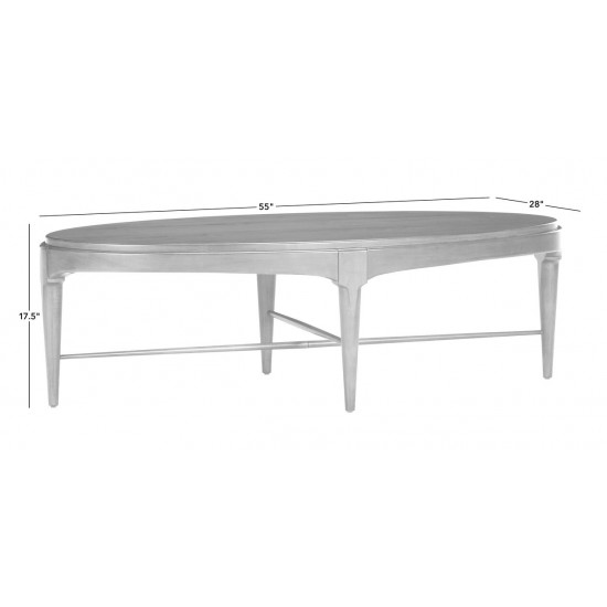 Draper Oval Wood Midcentury Coffee Table Draper Oval Wood Midcentury Coffee Table