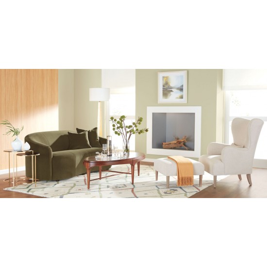 Draper Oval Wood Midcentury Coffee Table Draper Oval Wood Midcentury Coffee Table
