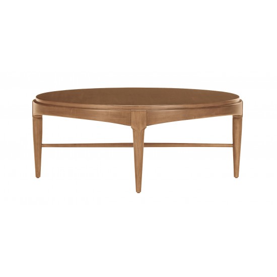 Draper Round Wood Midcentury Coffee Table Draper Round Wood Midcentury Coffee Table
