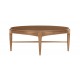 Draper Round Wood Midcentury Coffee Table Draper Round Wood Midcentury Coffee Table