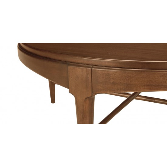 Draper Round Wood Midcentury Coffee Table Draper Round Wood Midcentury Coffee Table