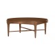 Draper Round Wood Midcentury Coffee Table Draper Round Wood Midcentury Coffee Table