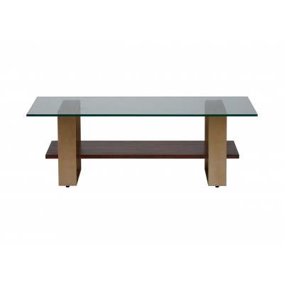 Rosemoor Rectangular Glass-Top Coffee Table