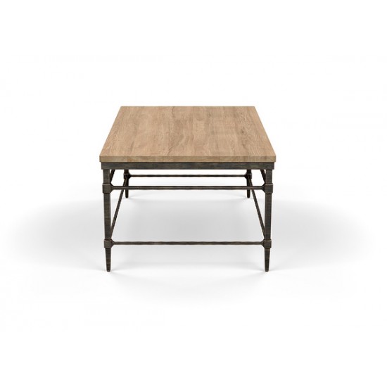 Vida Wood-Top Coffee Table