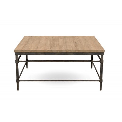 Vida Square Wood-Top Coffee Table