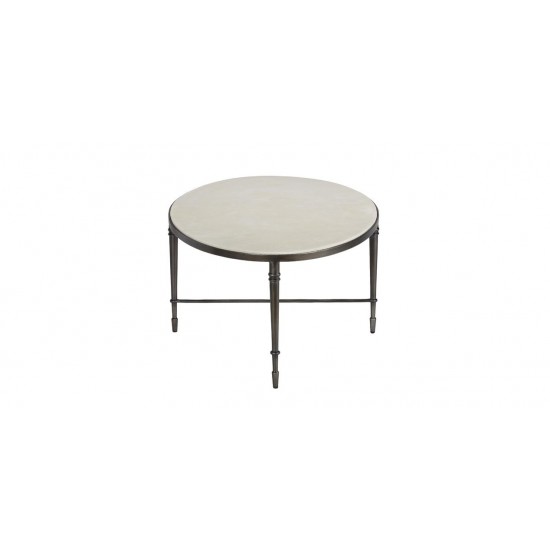 Valeria Stone-Top Oval Coffee Table Valeria Stone-Top Oval Coffee Table