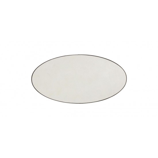 Valeria Stone-Top Oval Coffee Table Valeria Stone-Top Oval Coffee Table