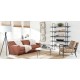 Valeria Stone-Top Oval Coffee Table Valeria Stone-Top Oval Coffee Table