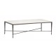 Valeria Stone-Top Rectangular Coffee Table Valeria Stone-Top Rectangular Coffee Table