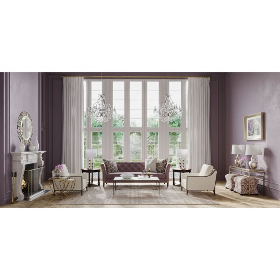 Valeria Stone-Top Rectangular Coffee Table Valeria Stone-Top Rectangular Coffee Table