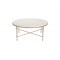 Valeria Stone-Top Round Coffee Table