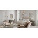 Valeria Stone-Top Round Coffee Table Valeria Stone-Top Round Coffee Table