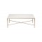Valeria Stone-Top Square Coffee Table