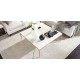 Valeria Stone-Top Square Coffee Table