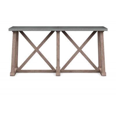 Bruckner Metal-Top Console Table