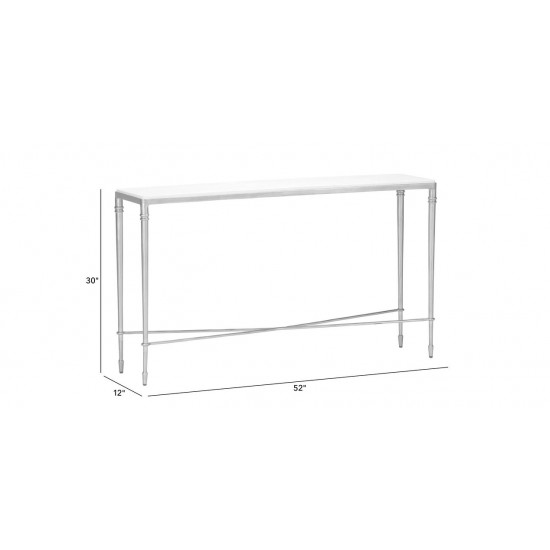 Valeria Stone-Top Console Table