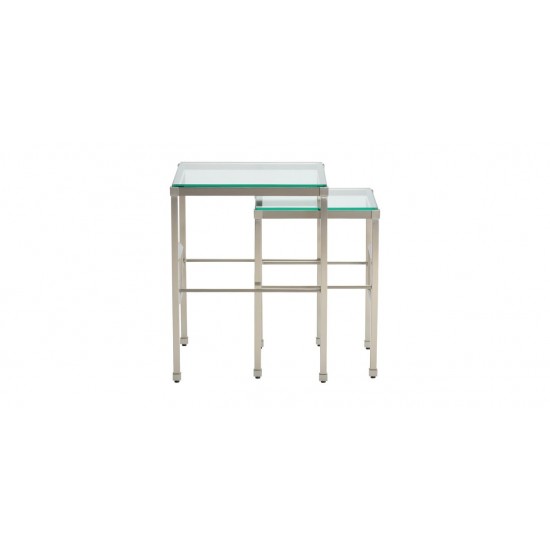 Addy Nesting Tables, Nickel