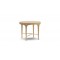 Draper Oval Travertine End Table