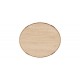 Draper Oval Travertine End Table Draper Oval Travertine End Table