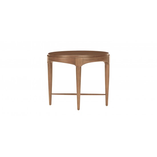 Draper Oval Wood Midcentury End Table Draper Oval Wood Midcentury End Table