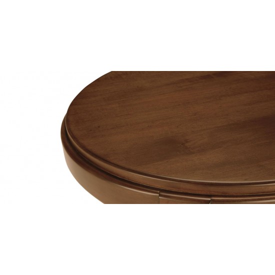 Draper Oval Wood Midcentury End Table Draper Oval Wood Midcentury End Table
