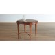 Draper Oval Wood Midcentury End Table Draper Oval Wood Midcentury End Table