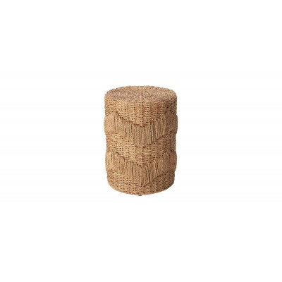 Hannah Woven Seagrass Accent Table