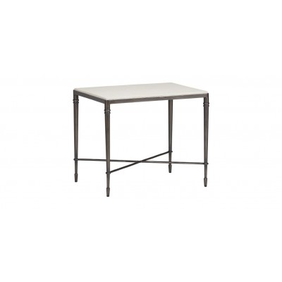 Valeria Stone-Top End Table