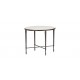 Valeria Stone-Top Oval End Table Valeria Stone-Top Oval End Table