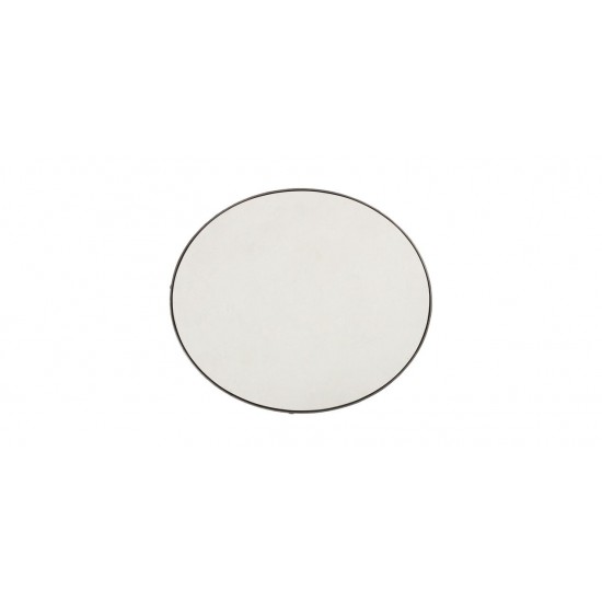 Valeria Stone-Top Oval End Table Valeria Stone-Top Oval End Table