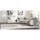 Valeria Stone-Top Oval End Table