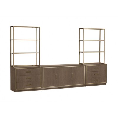 Faraday Classic Five-Piece Media Center with Drawers