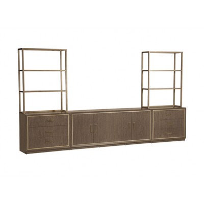 Faraday Classic Large Five-Piece Media Center with Drawers