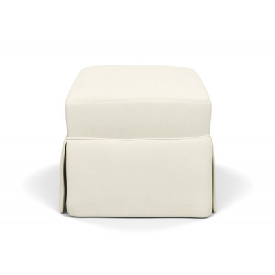 Bennett Slipcovered Ottoman 