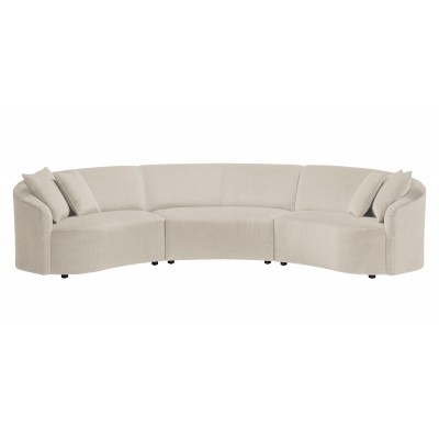 Calista Curved Three-Piece Sectional