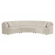 Calista Curved Three-Piece Sectional