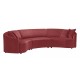 Calista Curved Three-Piece Sectional