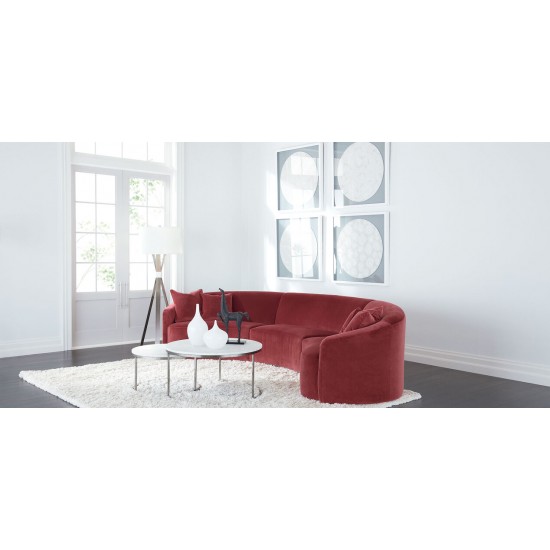 Calista Curved Three-Piece Sectional