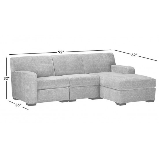 Kellan Three-Piece Chaise Sectional