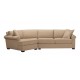 Spencer Roll-Arm Two-Piece Sectional with Square Cuddle Chaise