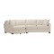 Spencer Track-Arm Two-Piece Sectional with Round Cuddle Chaise